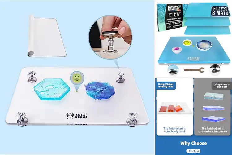Detailed view of Best Acrylic Leveling Tables for Perfect Resin Pours