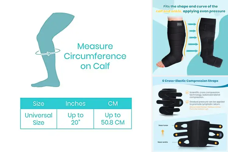 Detailed view of Best Adjustable Compression Wraps For Circulation