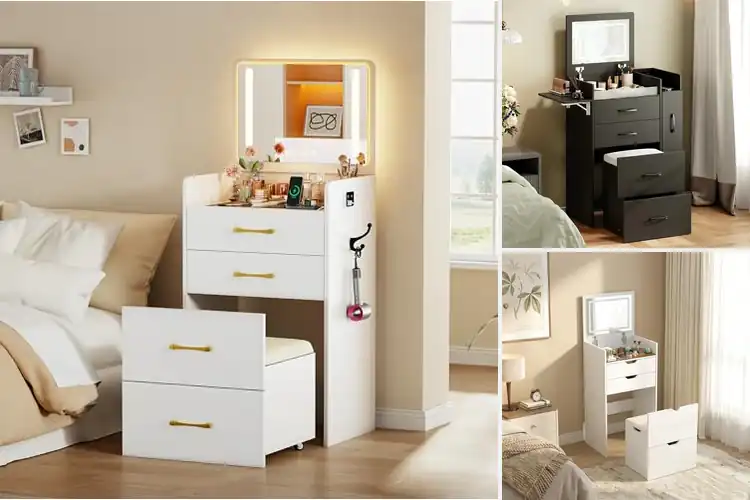 Detailed view of Best All-In-One Vanity Setup: 10 Space-Saving, Stylish Picks