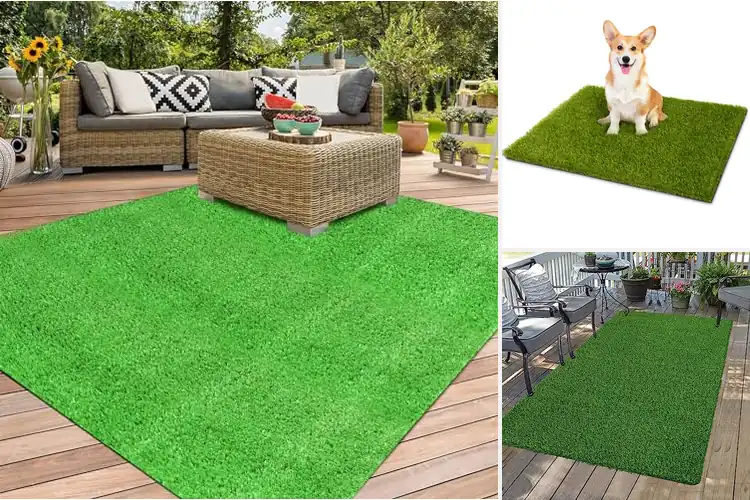 Detailed view of Best Balcony Grass Mats: Transform Your Space Today