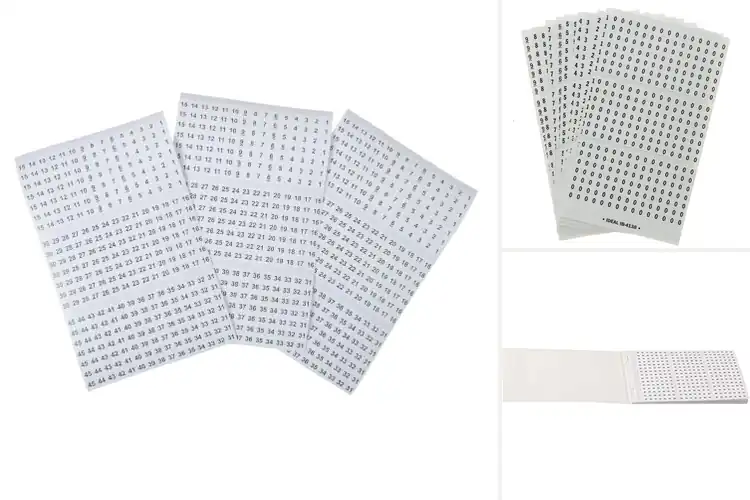 Detailed view of Best Cable Identification Booklets