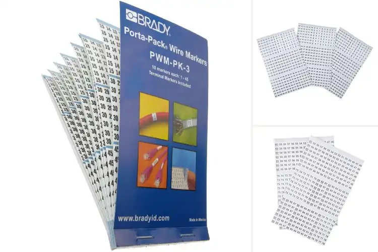 Detailed view of Best Cloth Wire Markers