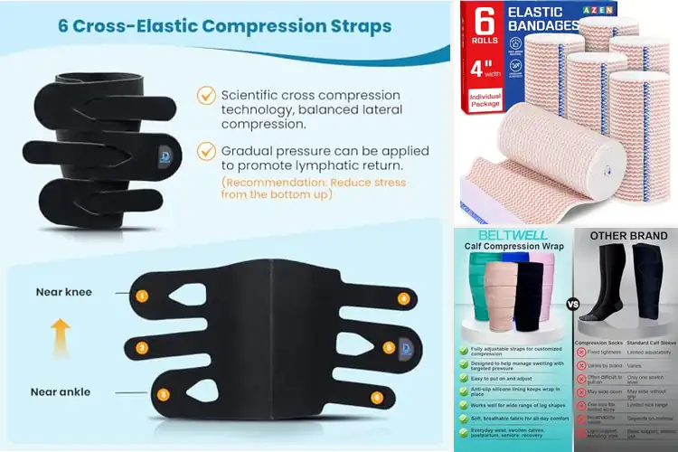 Detailed view of Best Compression Wraps For Lymphedema