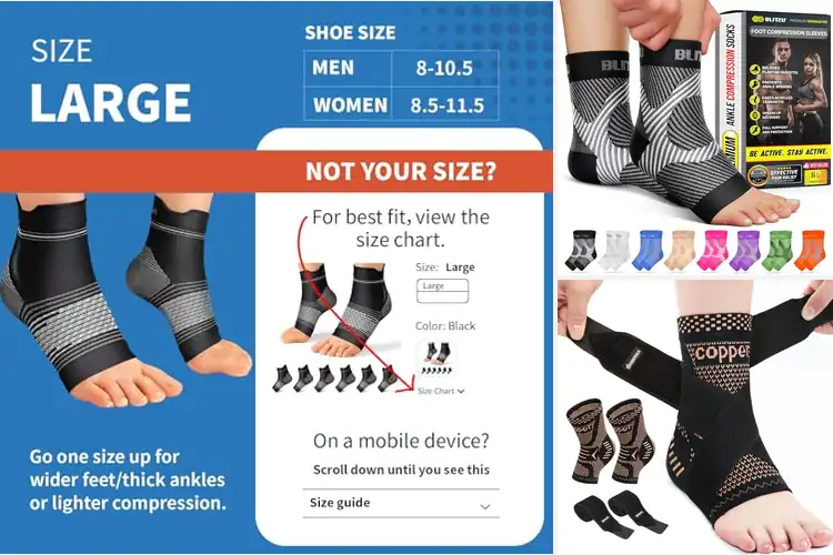 Detailed view of Best Compression Wraps For Plantar Fasciitis