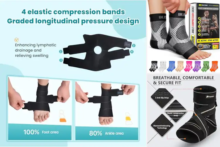 Detailed view of Best Compression Wraps For Swollen Feet