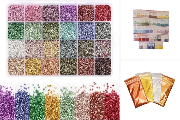 Detailed view of Best Craft Glass Powders