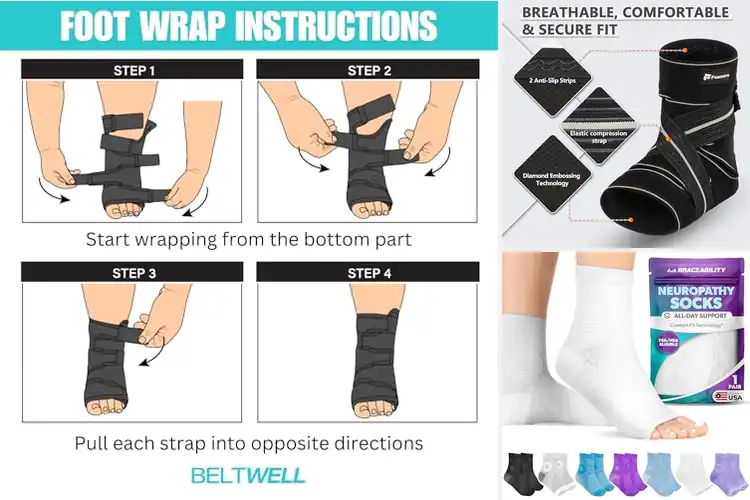 Detailed view of Best Diabetic Foot Compression Wraps