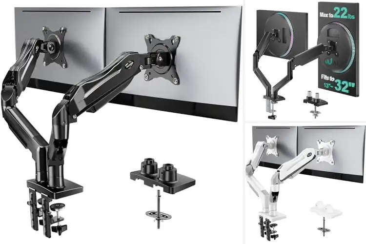 Detailed view of Best Dual Monitor Arms