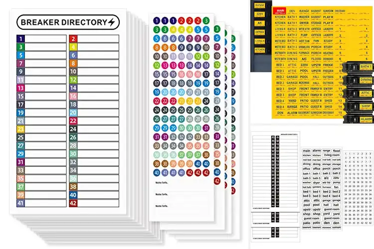 Detailed view of Best Electrical Identification Labels