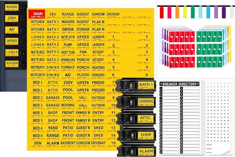 Detailed view of Best Electrical Labels