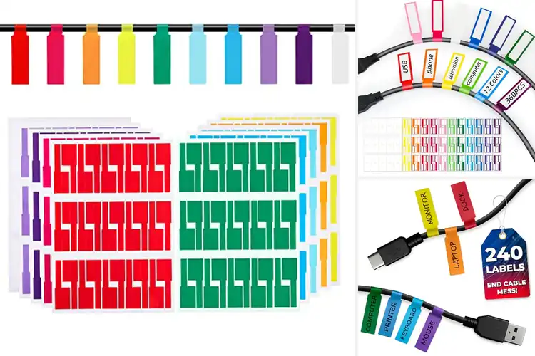 Detailed view of Best Electrical Wire Labels for Quick, Clear Cable ID