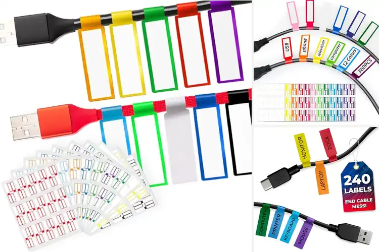 Detailed view of Best Electrical Wire Tags: Organize Cables with Ease & Style