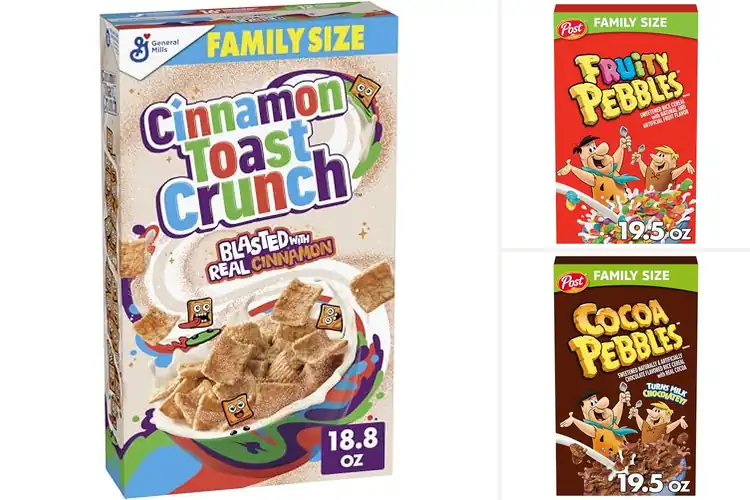 Detailed view of Best Family Size Cereal Box