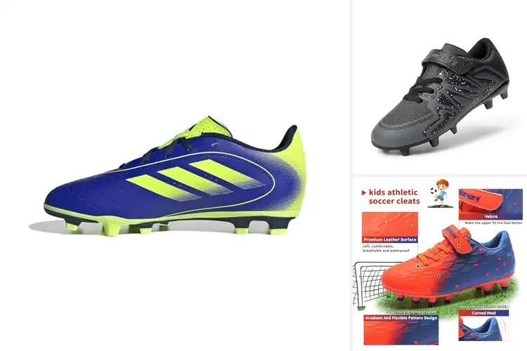 Detailed view of Best flexible soccer cleats for kids