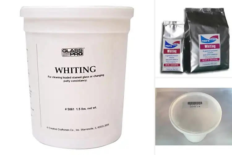 Detailed view of Best Glass Art Whiting Powder