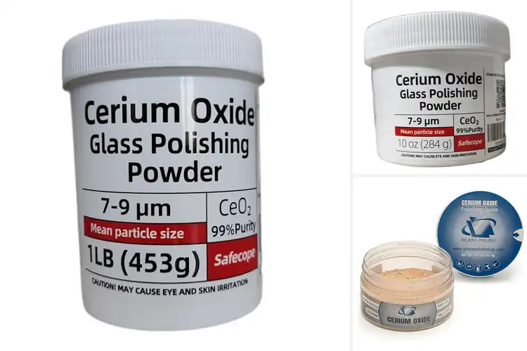 Detailed view of Best Glass Polishing Powders