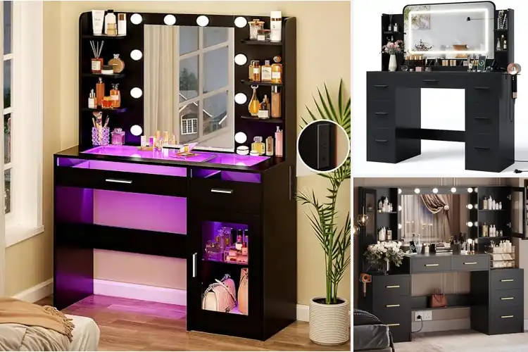 Detailed view of Best Gloss Black Vanity