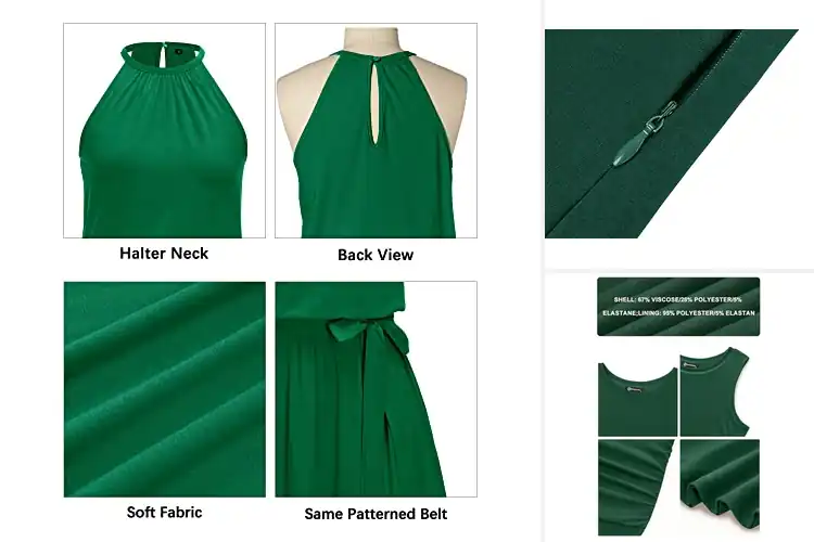 Detailed view of Best Green Dresses for Women