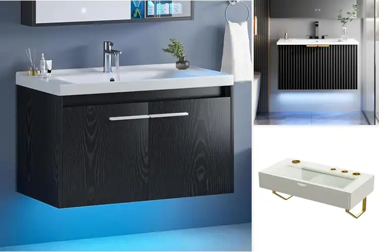 Detailed view of Best Hassle-Free Wall Mounted Vanity