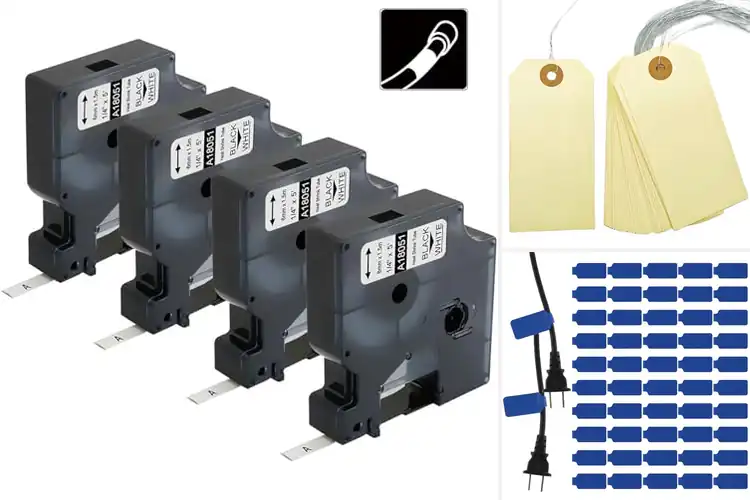 Detailed view of Best Industrial Wire Labels for Clear, Organized Workspaces