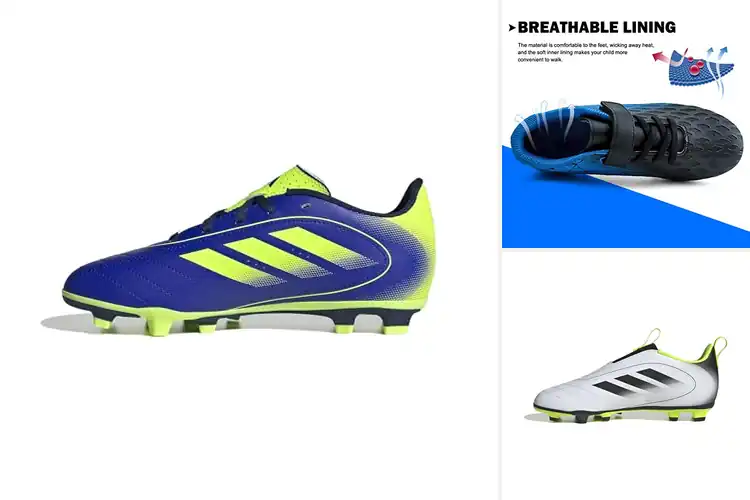 Detailed view of Best Kids Outdoor Soccer Shoes