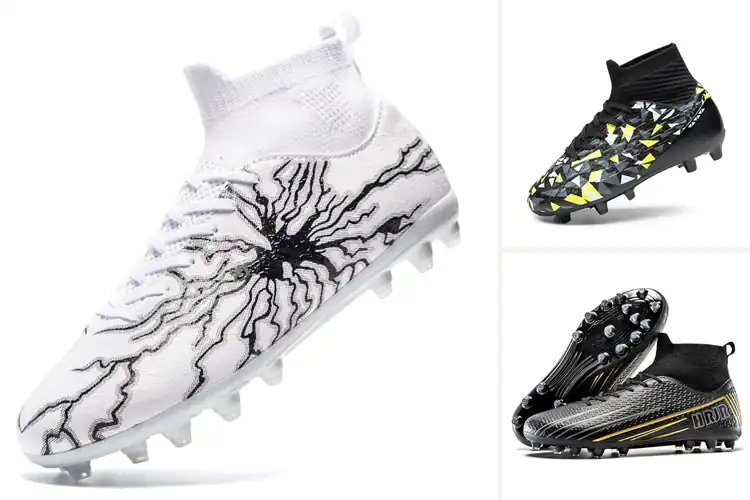 Detailed view of Best kids soccer cleats with superior traction
