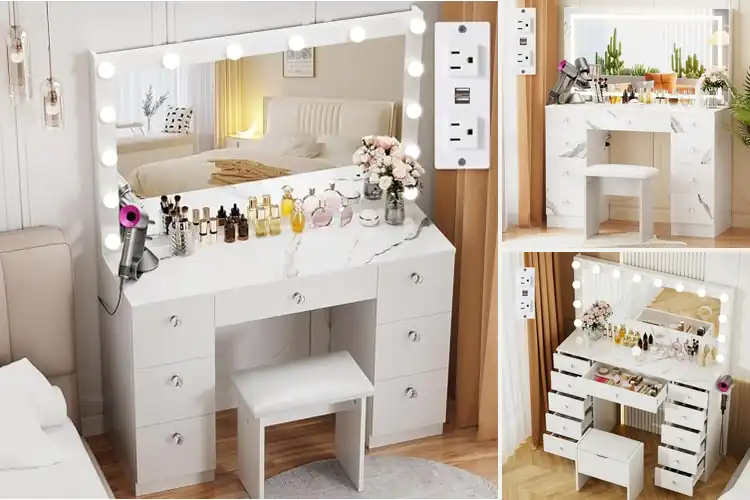 Detailed view of Best Marble Top Vanity
