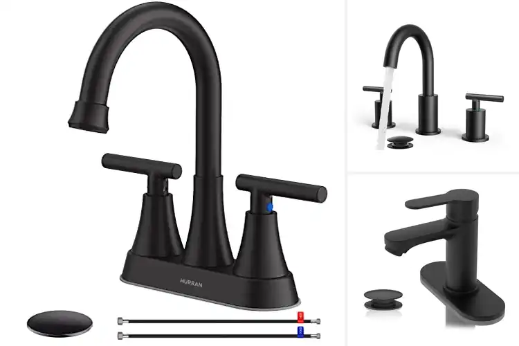 Detailed view of Best Matte Black Vanity Finish