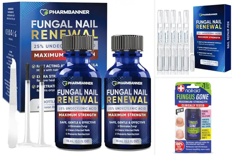 Detailed view of Best Nail Discoloration Remedies