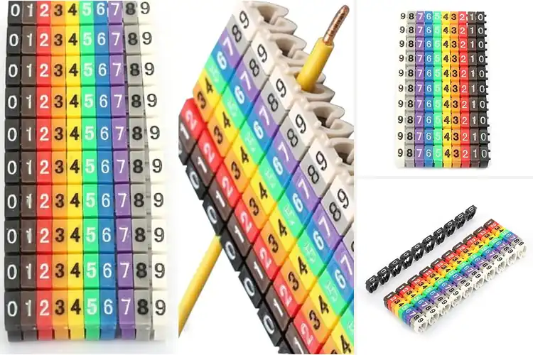 Detailed view of Best Numbering Wire Labels for Easy Organization