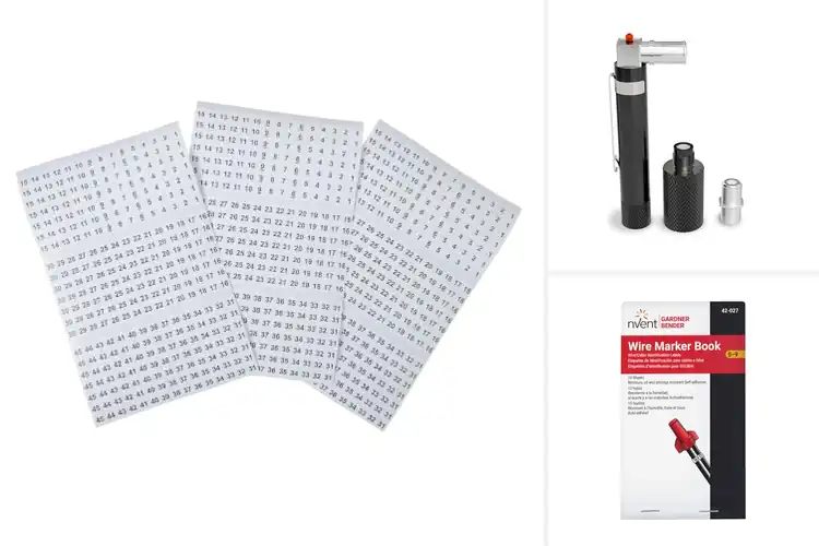 Detailed view of Best Pocket Wire Labeling Kits: Organize Cables Effortlessly
