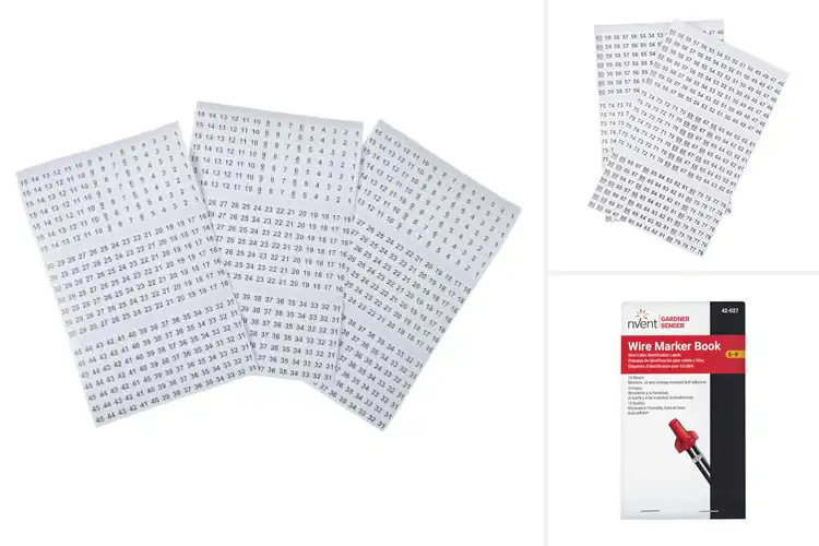 Detailed view of Best Pocket Wire Marker Booklets