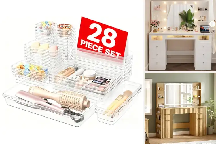 Detailed view of Best Spacious Vanity Drawer