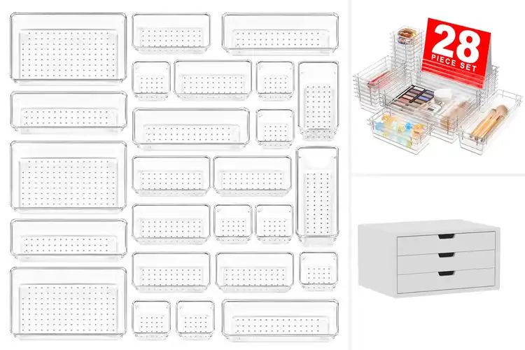 Detailed view of Best Spacious Vanity Drawer Storage