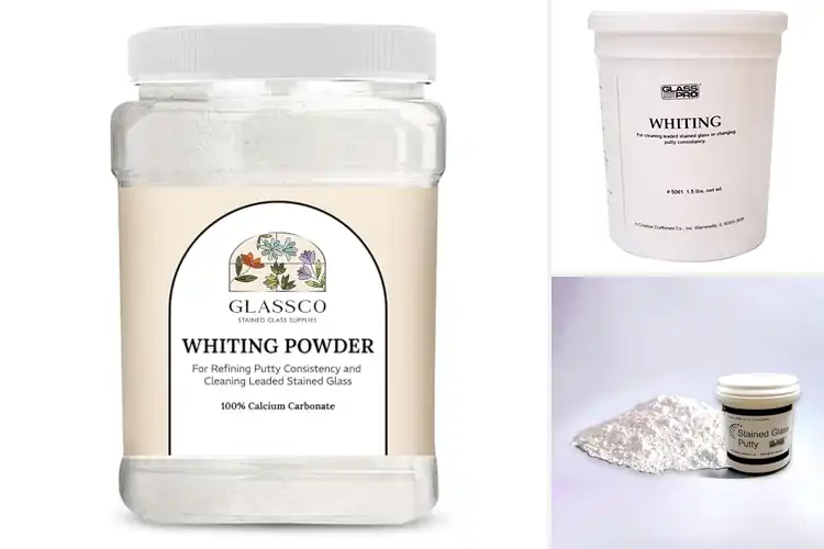 Detailed view of Best Stained Glass Finishing Powders