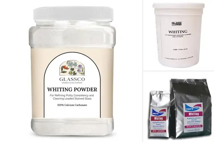 Detailed view of Best Stained Glass Whiting Powder