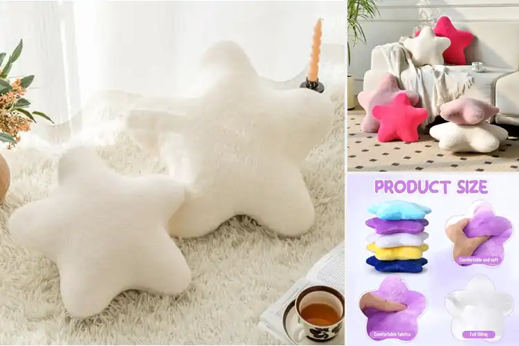 Detailed view of Best Star Throw Pillows: Cozy Charm & Style for Any Room