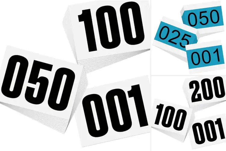Detailed view of Best Sticky Race Numbers