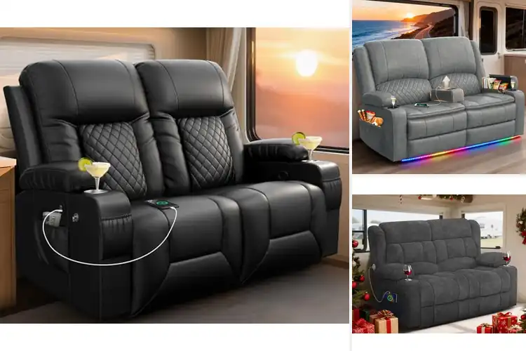 Detailed view of Best Wall-Hugging RV Sofas for Space-Saving Comfort