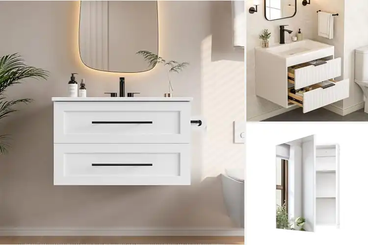 Detailed view of Best Wall-Mounted Bathroom Vanities