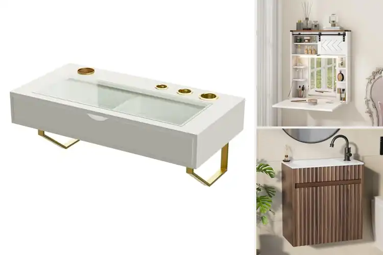 Detailed view of Best Wall-Mounted Vanities