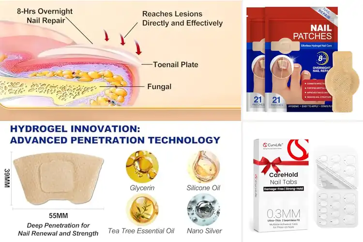 Detailed view of Best Waterproof Nail Patches: Repair & Renew Overnight