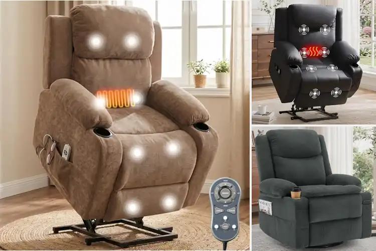 Detailed view of Best Whisper-Quiet Massage Recliners