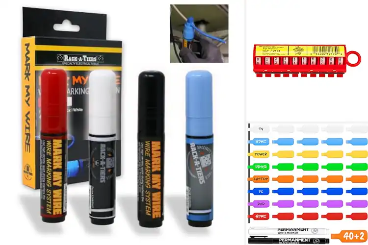 Detailed view of Best Wire Identification Markers