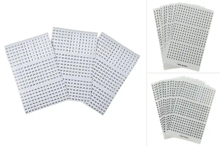 Detailed view of best wire label booklets for Clean, Clear Cable Organization