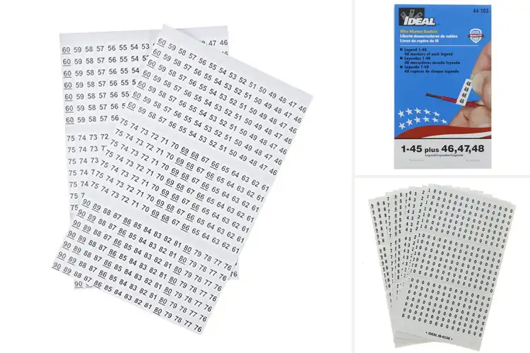 Detailed view of Best Wire Marker Booklets