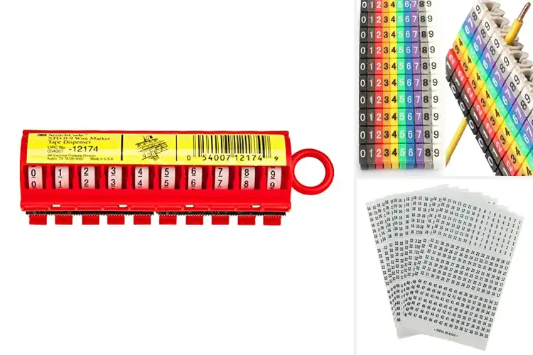 Detailed view of Best Wire Number Labels